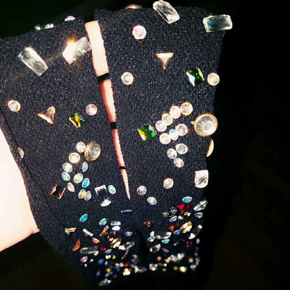 NEW GORGEOUS JEWEL FISHNETS - Picture 4 of 8